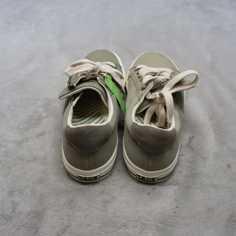 Taos Footwear Olive Green and Cream Women's Sneakers